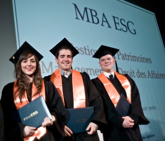 法国ESG高等商学院学生毕业照图集