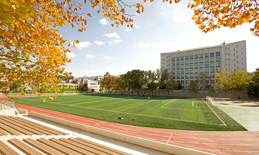 韩国又松大学校园景色