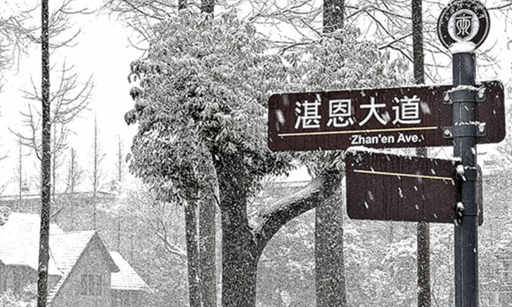 上海理工大学雪景