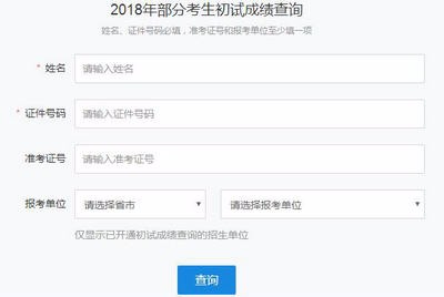 2018中国财政科学研究院在职研究生（非全日制）成绩查询时间及入口