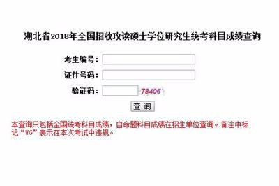 2018年华中科技大学在职研究生（非全日制）成绩查询时间及入口