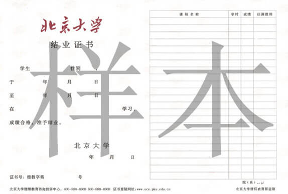 結(jié)業(yè)證書