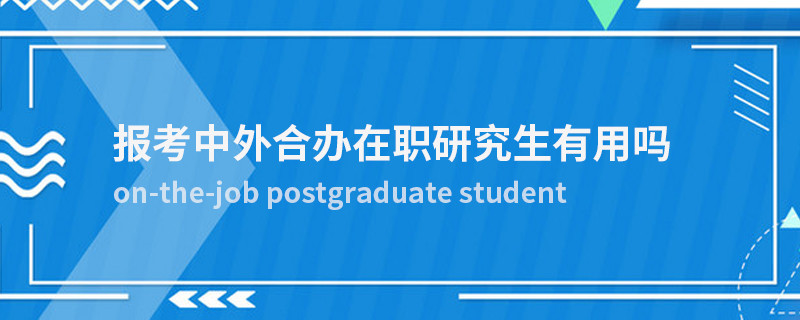 报考中外合办在职研究生有用吗