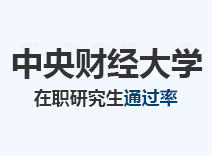 2023年中央财经大学在职研究生通过率