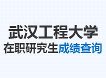 2023年武汉工程大学在职研究生成绩查询