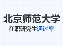 2023年北京师范大学在职研究生通过率