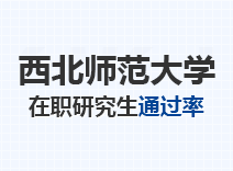 2023年西北师范大学在职研究生通过率