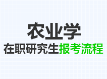 2023年农业学在职研究生报考流程