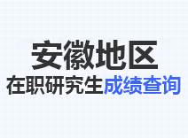 2023年安徽在职研究生成绩查询