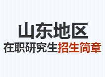 2023年山东在职研究生招生简章