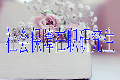 社会保障在职研究生报考流程及优势？