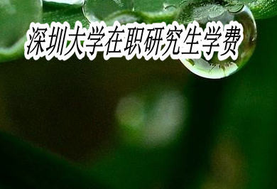 深圳大學在職研究生的學費是多少？