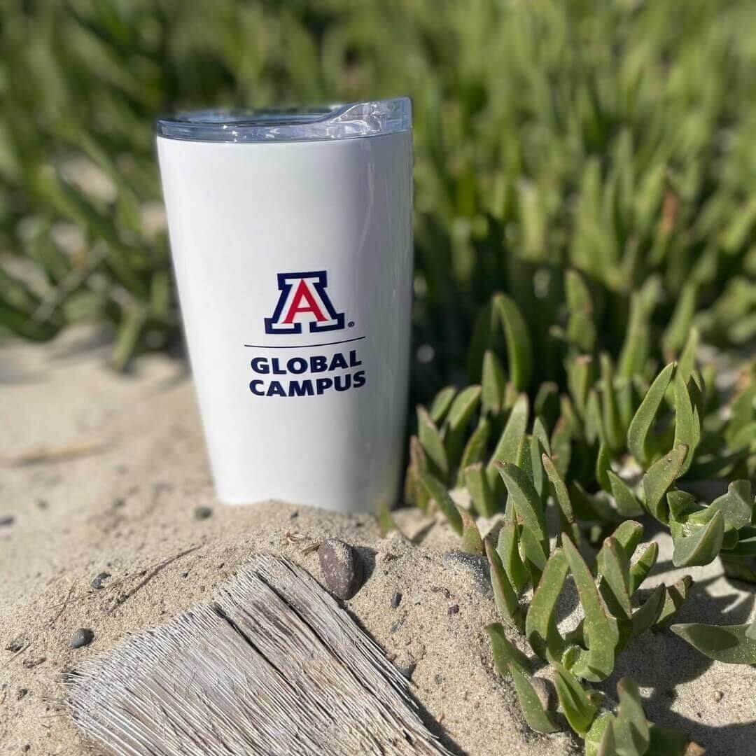 美国亚利桑那大学纪念杯子照片