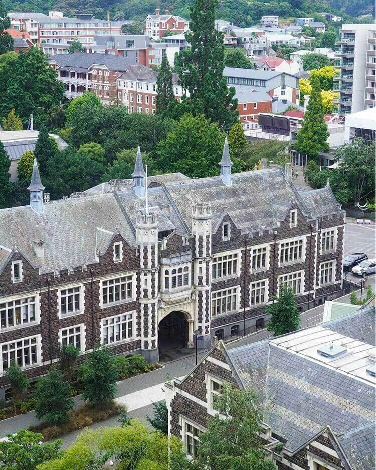 新西兰奥塔哥大学校园风景