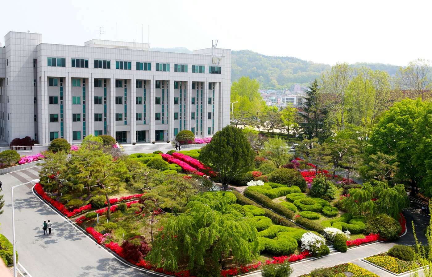 韩国又松大学校园风景