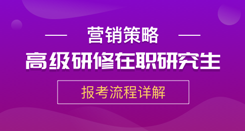 营销策略高级研修在职研究生报考流程详解