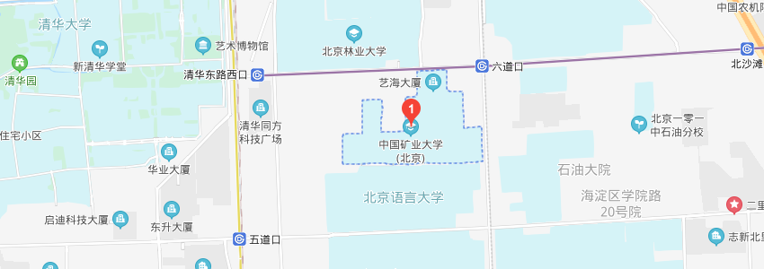 中國礦業(yè)大學(xué)(北京)學(xué)校地圖