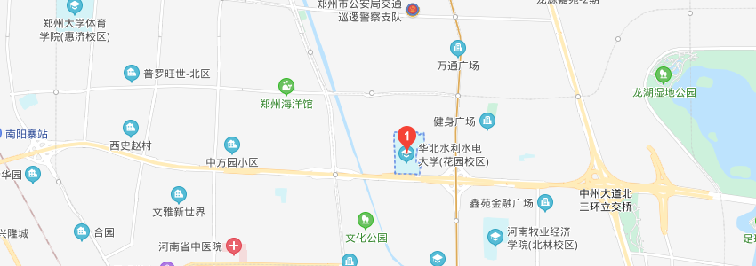 华北水利水电大学在职研究生地图