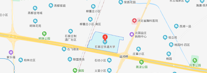 石家庄铁道大学在职研究生地图