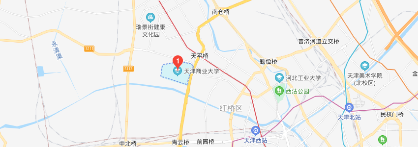 天津商业大学在职研究生地图