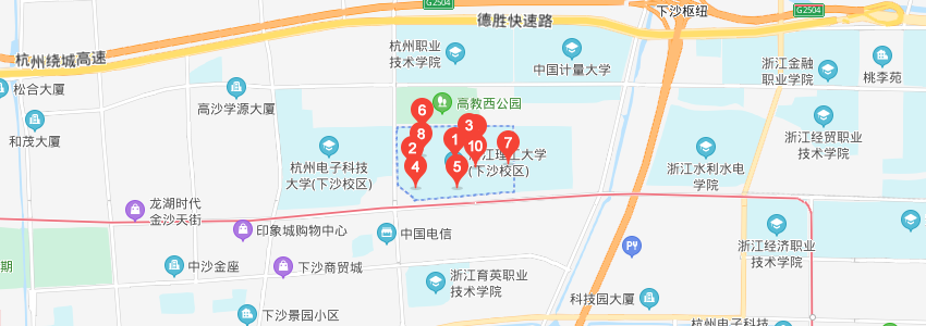 浙江理工大学在职研究生地图