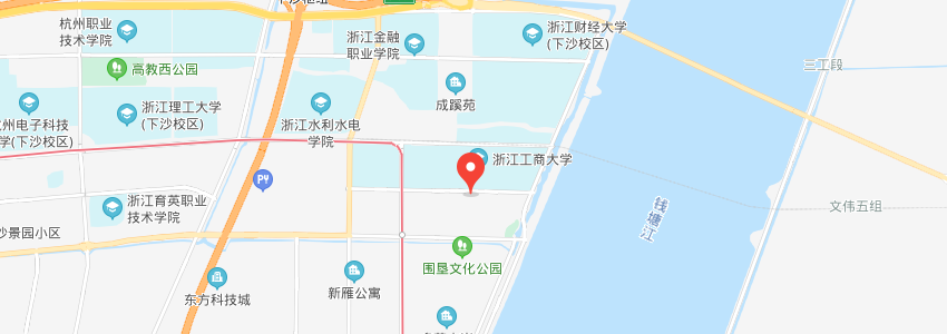 浙江工商大学同等学力在职研究生地图导航