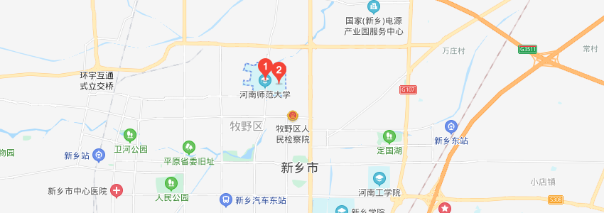 河南师范大学在职研究生地图