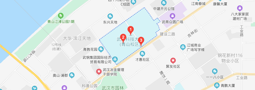 武汉科技大学同等学力在职研究生地图导航