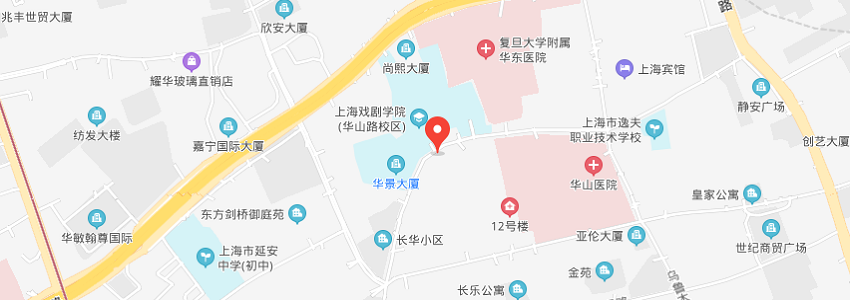 上海戲劇學院學校地圖