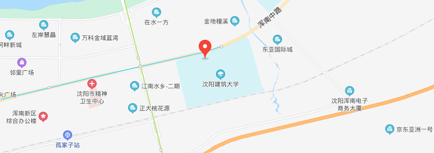 沈陽建筑大學在職研究生地圖