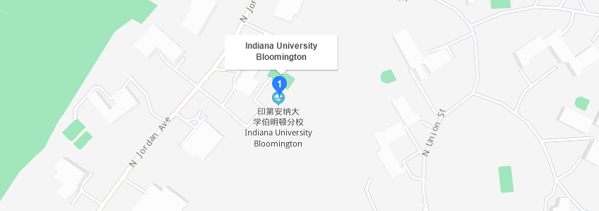 美国印第安纳大学在职研究生学校地图