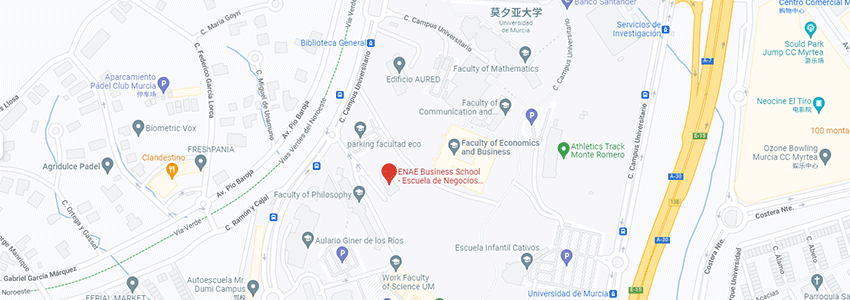 西班牙穆尔西亚大学学校地图