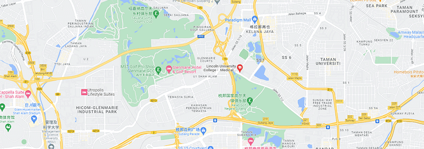 马来西亚林肯大学学院学校地图