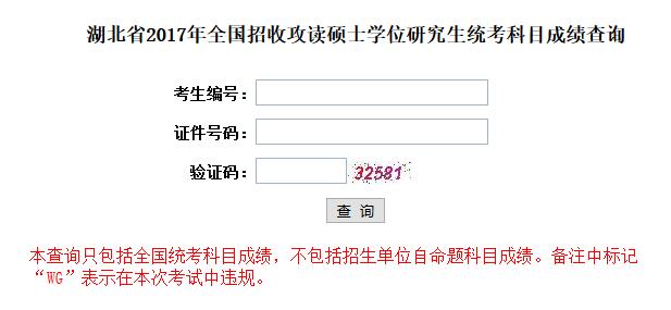 2017年华中农业大学专业硕士成绩查询入口