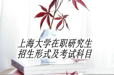 上海大学在职研究生招生形式及考试科目 