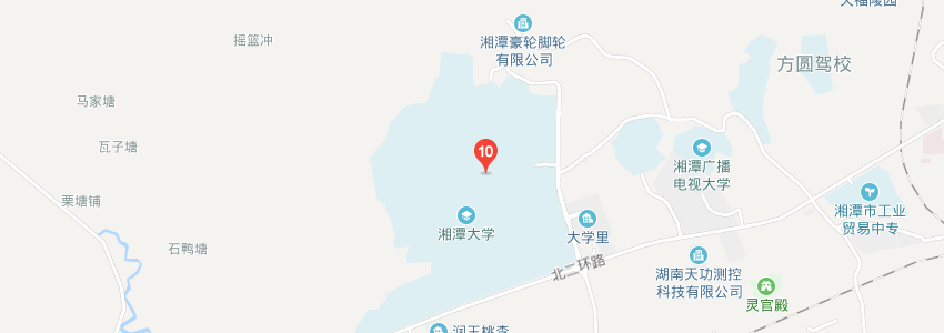 湘潭大学地图详细版图片