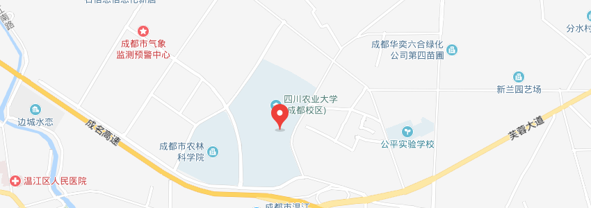 四川农业大学同等学力在职研究生地图导航