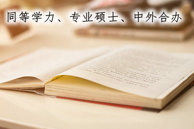 同等学力、专业硕士、中外合办