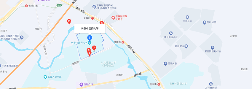 长春中医药大学同等学力在职研究生地图导航