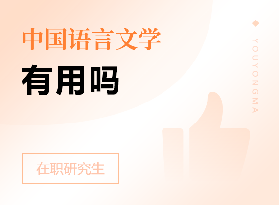 2025年中國(guó)語(yǔ)言文學(xué)在職研究生有用嗎