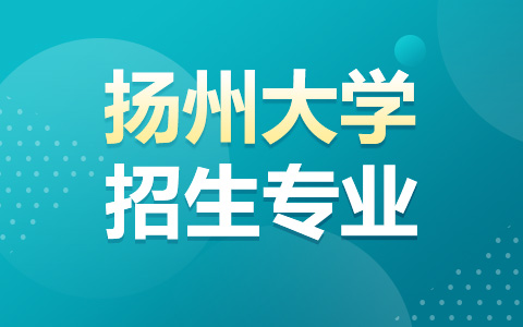 扬州大学非全日制研究生专业有哪些