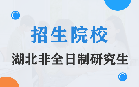 湖北非全日制研究生招生院校2025年