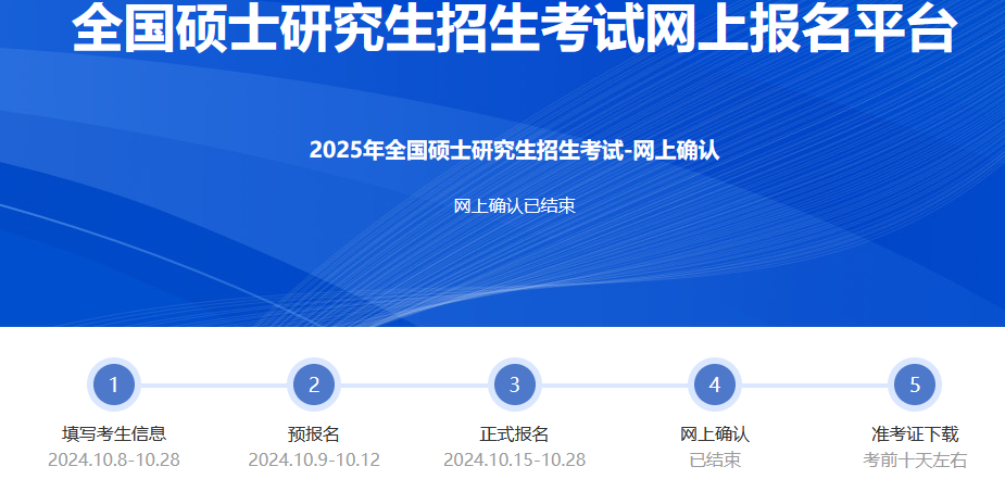 2025年全國(guó)碩士報(bào)名時(shí)間