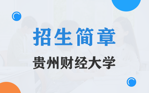 2025年貴州財經大學在職研究生招生簡章