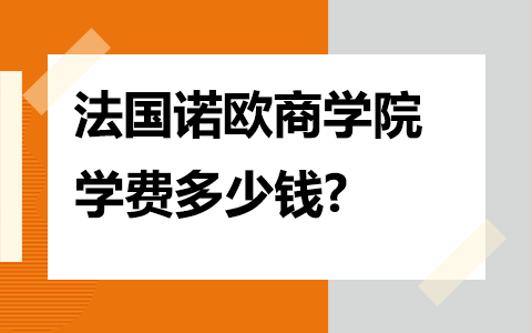 法国诺欧商学院研究生学费