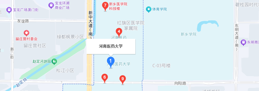 河南医药大学同等学力在职研究生地图导航