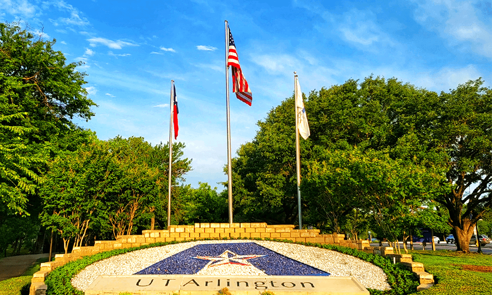美國德克薩斯大學(xué)阿靈頓分校校園風(fēng)光