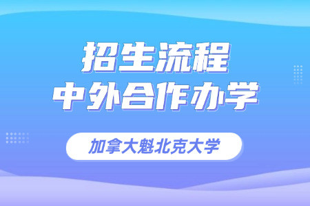 加拿大魁北克大学席库提米分校与天津理工大学合作办学硕士招生流程是怎样的？
