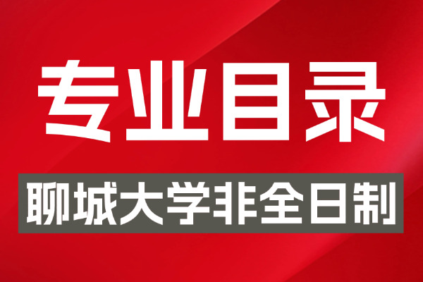 2026年聊城大学非全日制研究生招生专业目录