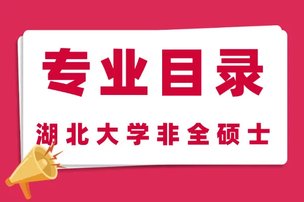 2026年湖北大学非全日制研究生招生专业目录